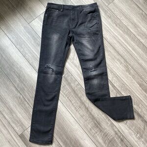 AG Adriano Goldschmied Kids Jeans The Kingston Slim Skinny Black Jeans Pants 18
